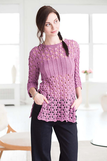 #15 Banded Lace Pullover