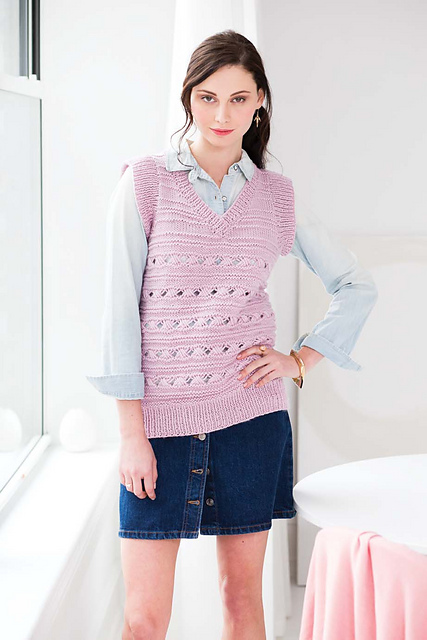 CROSS STITCH VEST