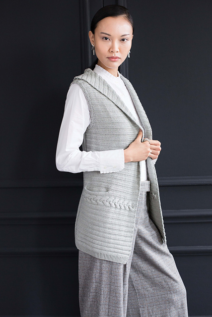 #21 Cable Detail Vest
