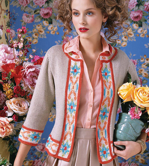 FLORAL BORDER JACKET