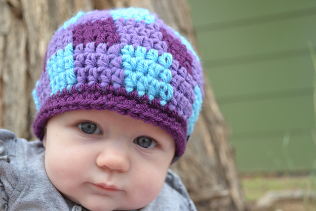 Gingham Beanie - Kids & Babies Plaid Hat