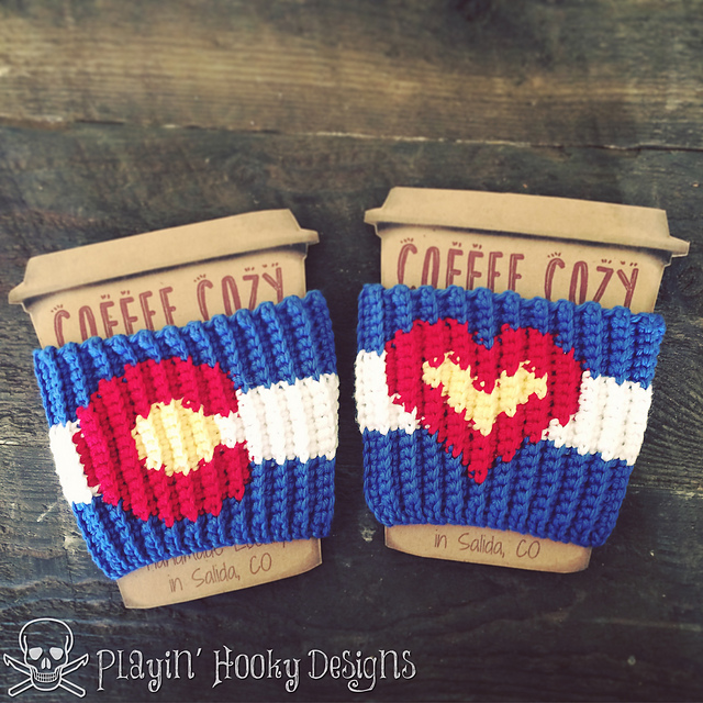 Colorado Love Coffee Cozy