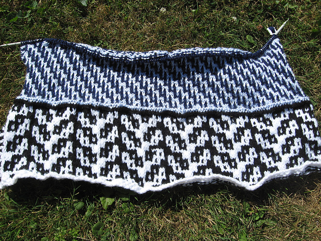 Winter Icicles Dishcloth