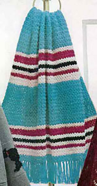 Roman Stripe Afghan #722-12