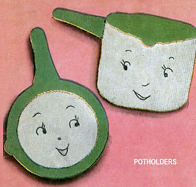 Pot and Pan Potholder Set #7105