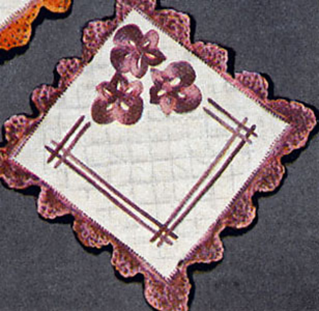 Pansies Pot Holder #7109