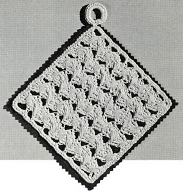 Cross Shell Pot Holder