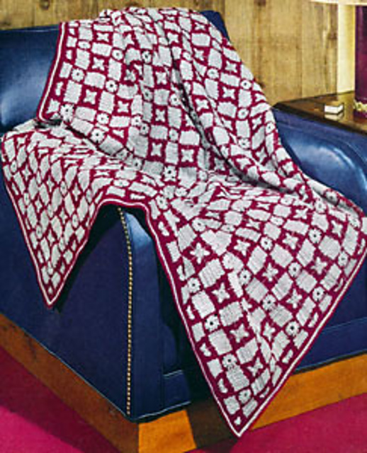 Tally Ho Afghan #6140