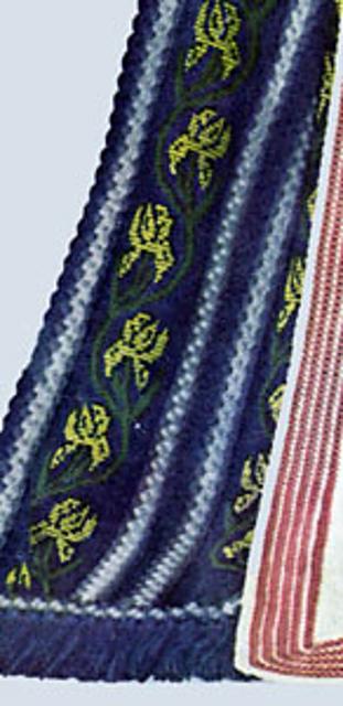 Fleur de Lis Afghan #5201