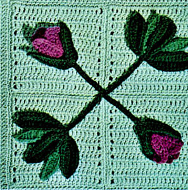 Tulip Garden Afghan #B-250