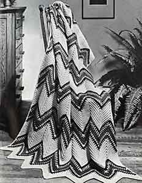 Rippling River Afghan #B-371