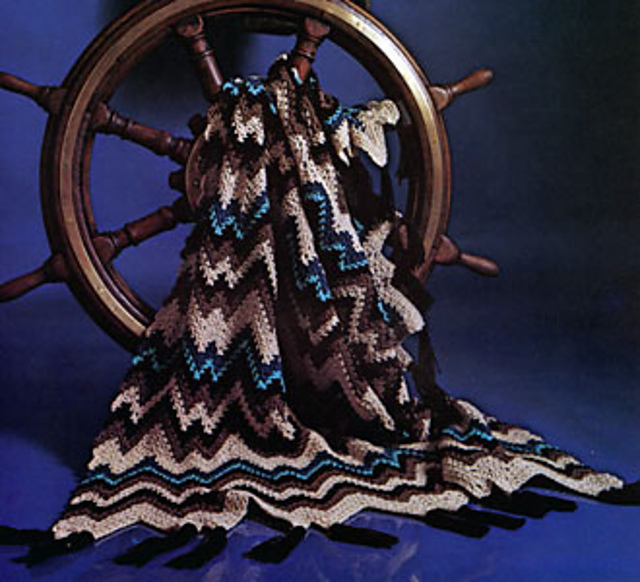 Rustic Afghan #764-12/783-1