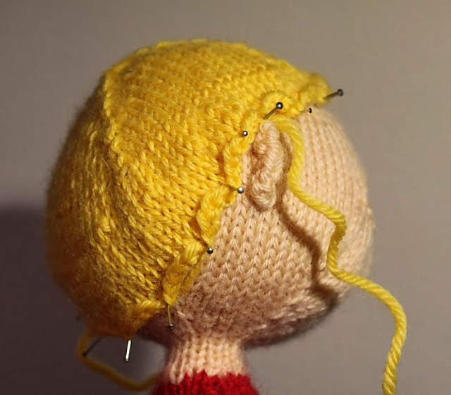 Wig cap for Arne & Carlos doll
