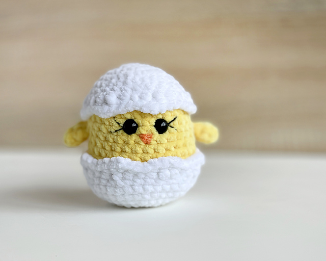 Chicken in an eggshell