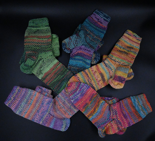 bunte Pixelsocken