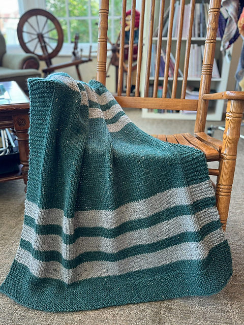 B194 Striped Throw