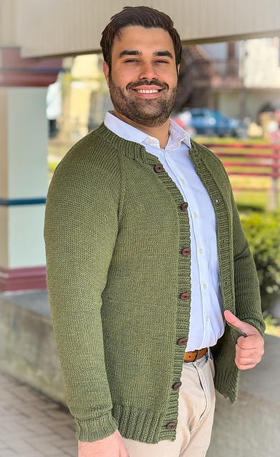 3489 Top Down Cardigan