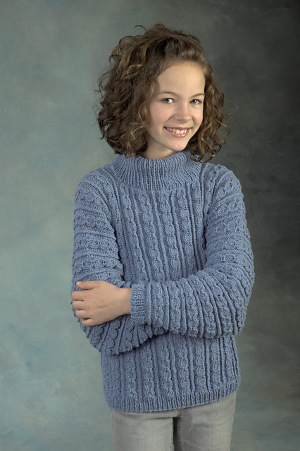 Child’s Cabled Pullover