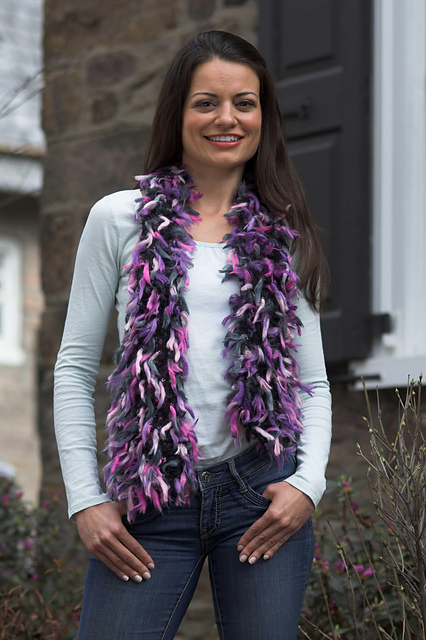 F423 Dakota Drop Stitch Scarf