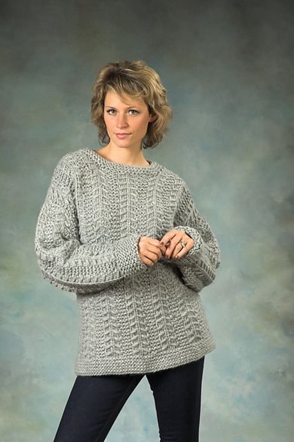 Unisex Slip Stitch Pullover