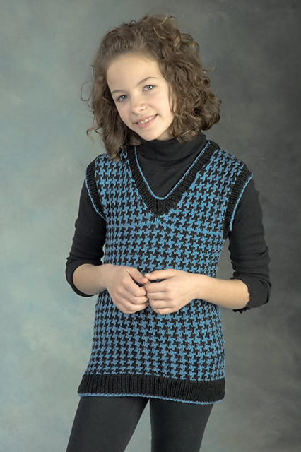 Child’s Houndstooth Vest