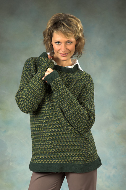 Unisex Slip Stitch Pullover