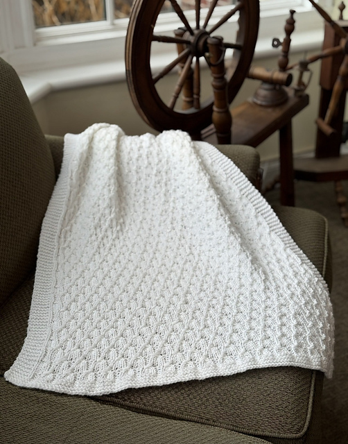 B236 Tassel Stitch Baby Blanket