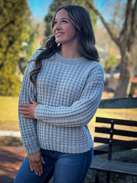 3542 Textured Pullover