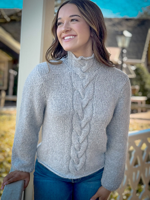 3543 Front & Center Cabled Pullover