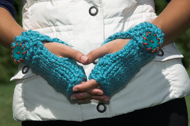 Fingerless Mitts