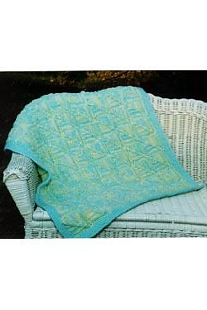 Small Mitered Square Baby Coverlet