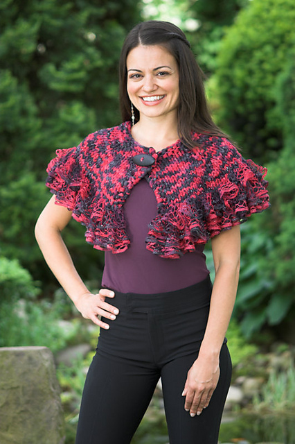 Buttoned Shawlette