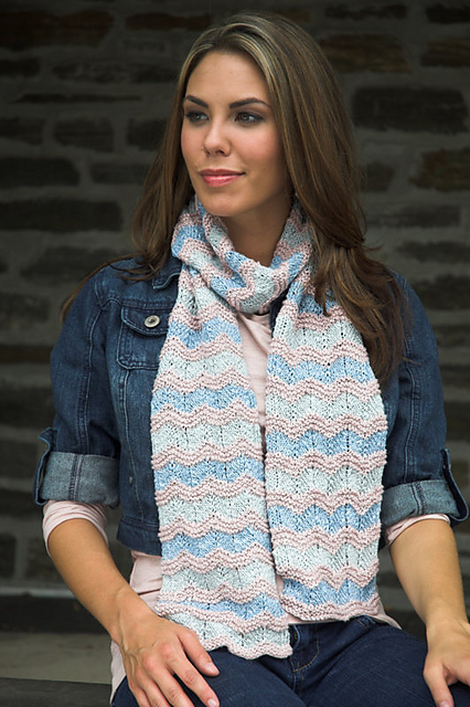 2530 Chevron Stripe Scarf