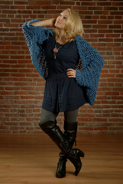 Lace Stitch Shrug