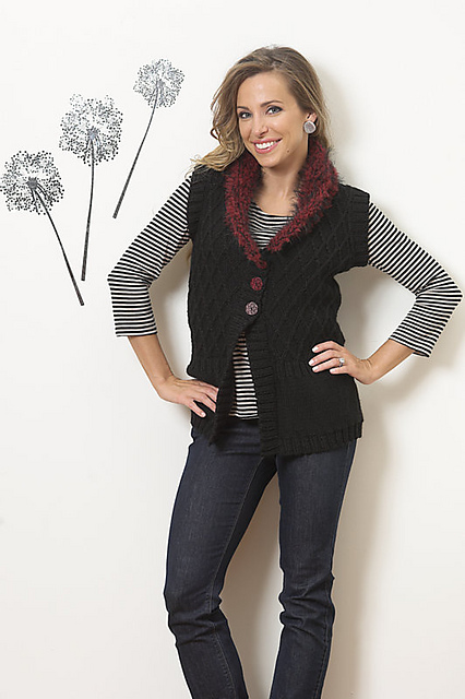 Cabled Vest