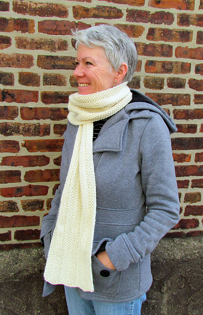 F478 Grignasco CAMEL HAIR Ribbed Scarf