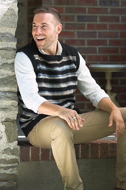 Men’s Striped Vest