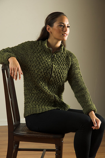 Unisex Cabled Cardigan
