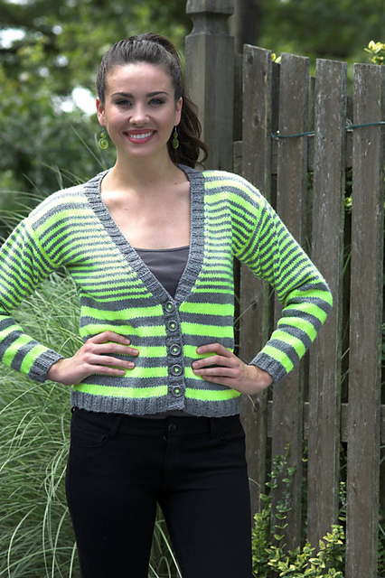 2681 Women’s Multi Stripe Cardigan