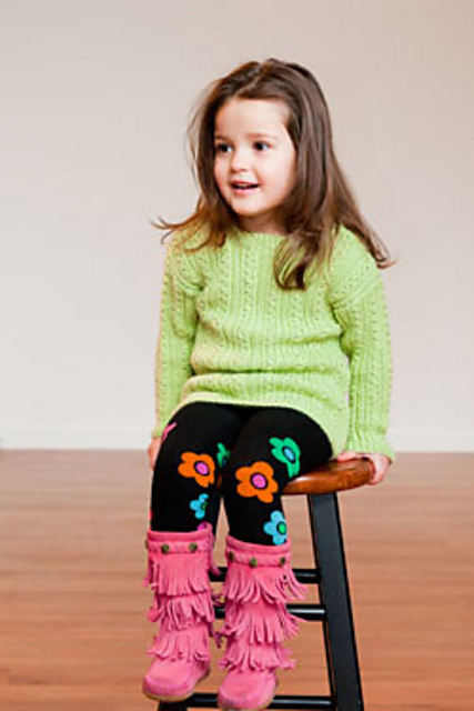 2739 Child's Cabled Pullover