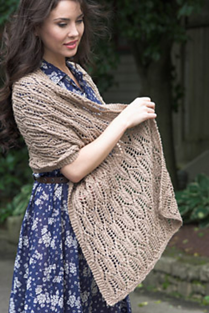 2629 Cathedral Windows Shawl
