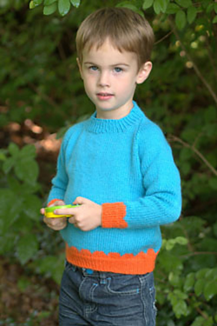 2786 Kid's Fair Isle Raglan Pullover