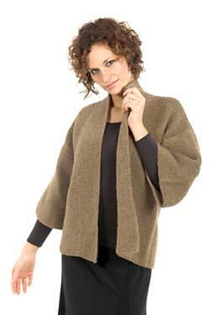 1413 Garter Stitch Kimono