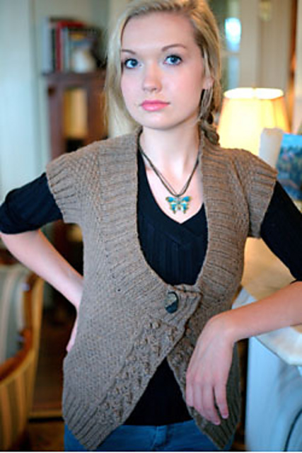 2755 Bobble Panel Vest