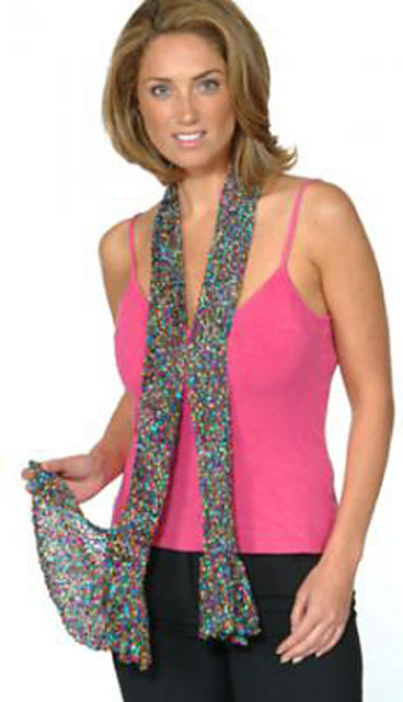 F121 Eros Ruffled Scarf