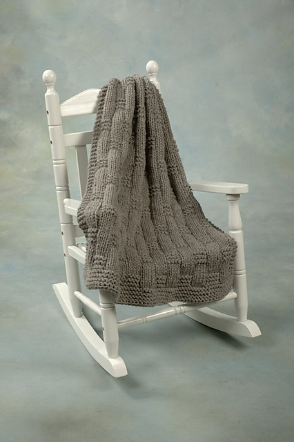 Ravelry: Basketweave Ribs Afghan 12 pattern by Plymouth Yarn Design Studio