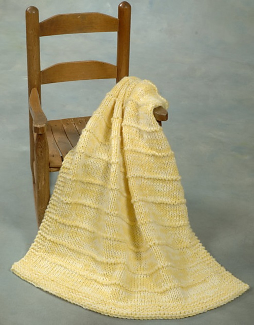 Simple Ridges Afghan 02