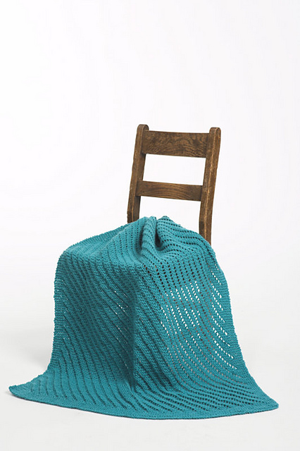 Diagonals & Eyelet Afghan 13