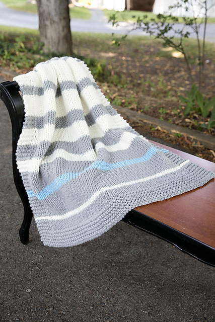 Throw B Gradient Stripes