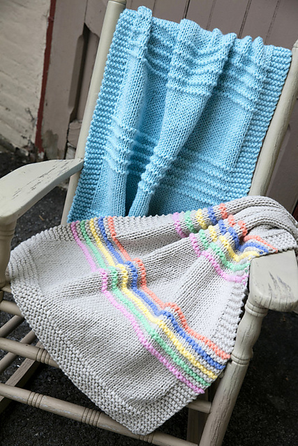 Throw C Rainbow Stripes